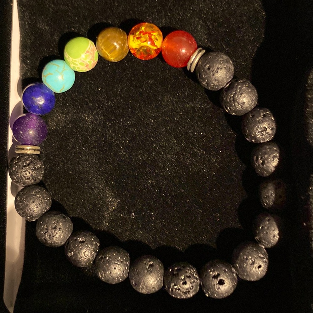 Rainbow scone bracelet